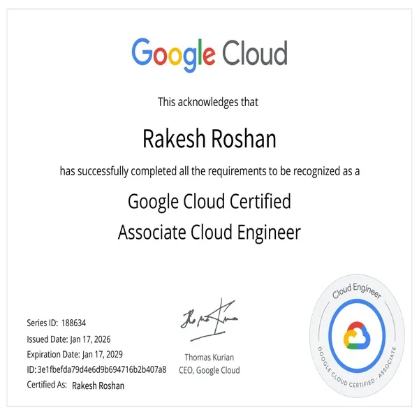 Associate Cloud Engineer (ACE)