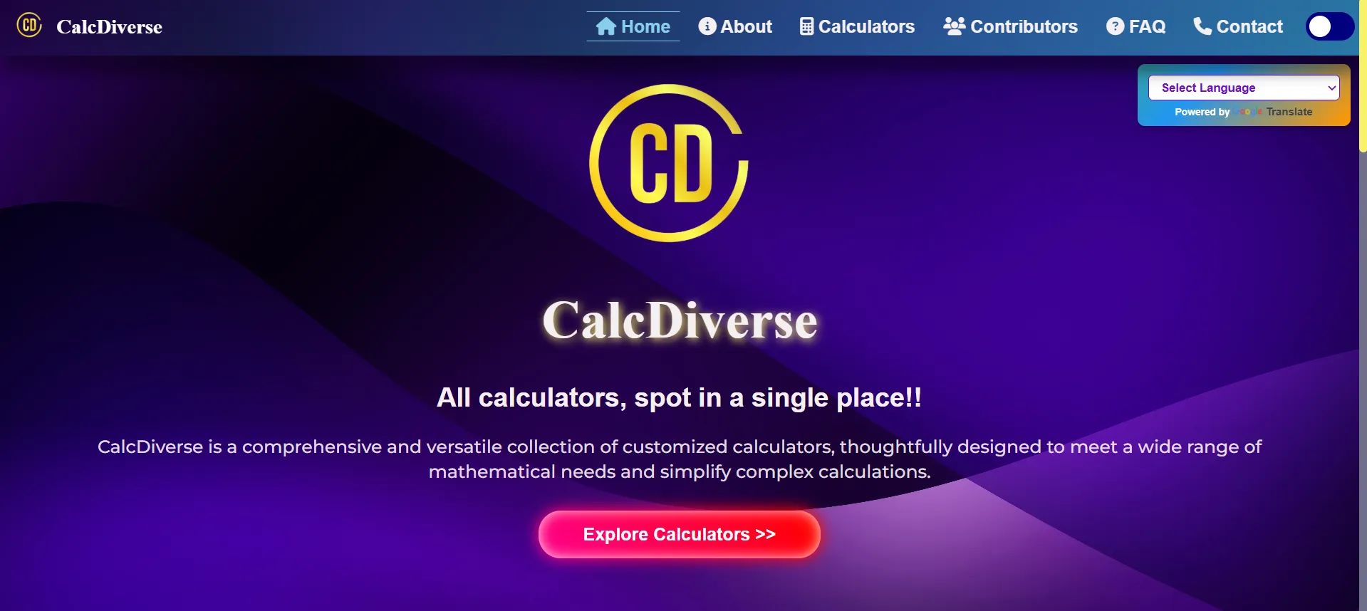 CalcDiverse